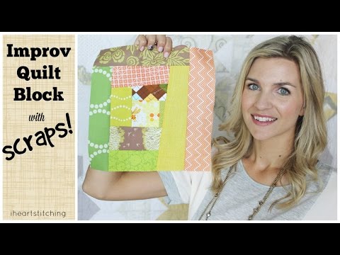 Easy Improv Quilt Block Tutorial
