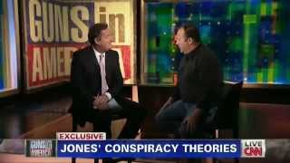 Violent Crime versus Gun Violence, Factoids, Guns in America, Alex Jones, Piers Morgan Tonight