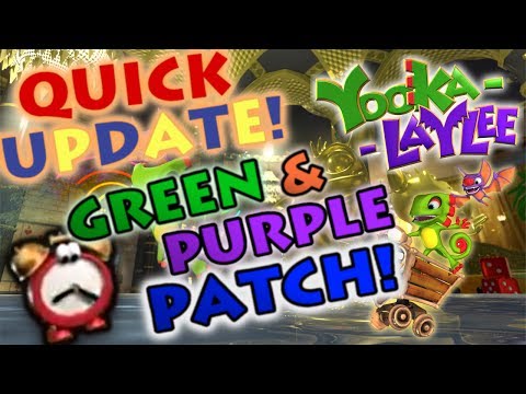 Yooka-Laylee Quick Update - The Green and Purple Patch!
