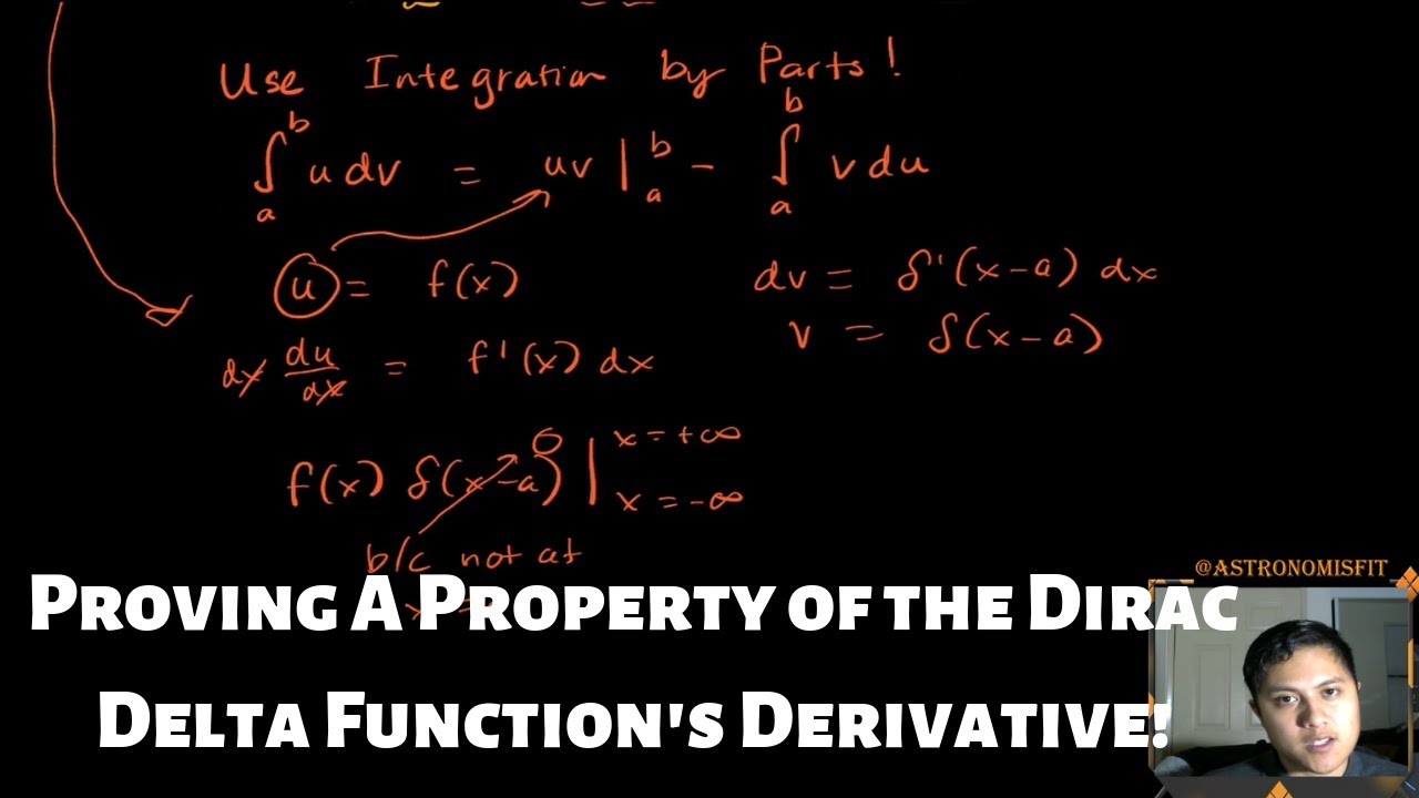 Proving A Property of the Derivative of the Dirac Delta Function
