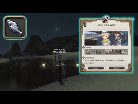 QQ - FFXIV - Fisher level 35 - A Fish Out Of Water