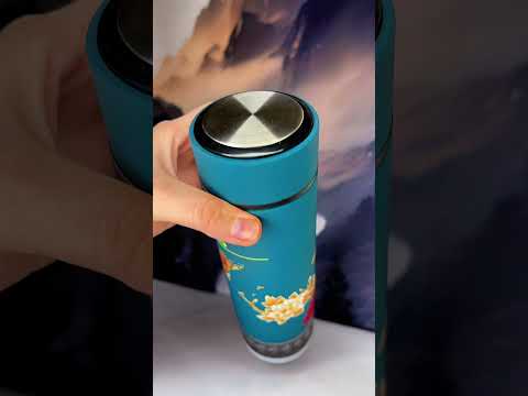 Смарт-термос (500 мл) с дисплеем температуры и китайским орнаментом - фото 1 - id-p3000176313