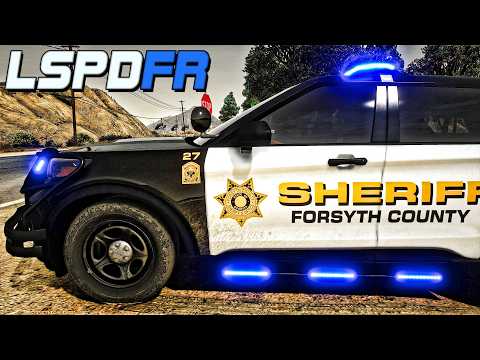 🚔 GTA 5 LSPDFR | Forsyth County Sheriff Monday Patrol | Ford Explorer On Duty!