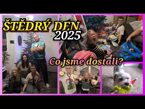 ŠTĚDRÝ DEN 2025🎄🎅✨ Tradice a rozbalování dárečků 🎁 #familylove #vánoce 