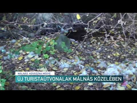 Új turistaútvonalak Málnás közelében