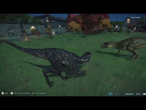 Jurassic World Evolution 2: All Carnivore Battle Royale Halloween edition! (Part 1)