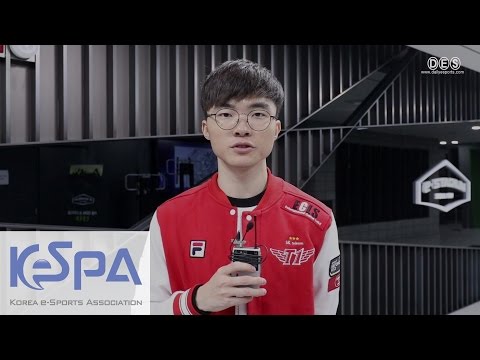 2017 LoL Champions Korea Spring - SKT Faker Interview (+ EN/CN Sub)