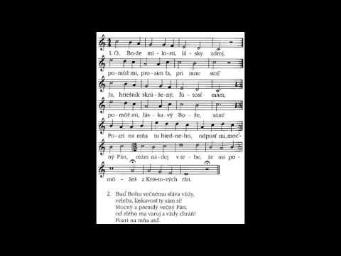 JKS 512 - Ó, Bože (ein altes Lied aus Buch Cantus Catholici)