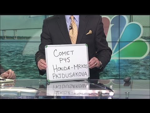 Can you pronounce the Comet crossing our skies tonight?