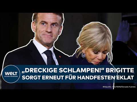 FRANKREICH: "Dreckige Schlampen!" Brigitte Macron rastet aus und sorgt für handfesten Eklat