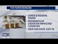 Tax filing deadline extended