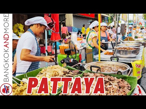 PATTAYA Walking Street at Naklua Market - Walk & Eat Festival 2023