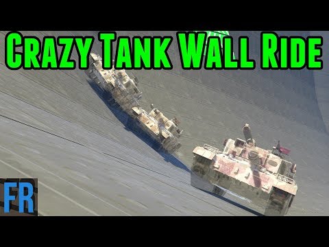 Gta 5 Challenge - Crazy Tank Wall Ride