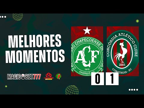 Gols e lances de Chapecoense x Concórdia