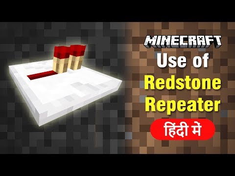 BlackClue Gaming - #2 Use of Redstone Repeater - Minecraft | Explained in Hindi | BlackClue Gaming