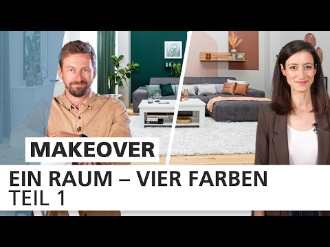 Ein Raum - vier Farben (Teil 1) 🎨  | Makeover | INTERIYEAH! Einrichten mit SEGMÜLLER