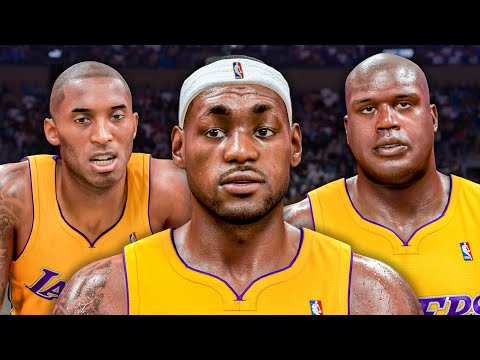 What if LeBron Was Drafted by the Lakers with Kobe & Shaq?