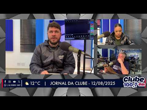 Jornal da Clube - 12/08/2025 - Edição da Manhã