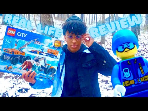 REVIEWING LEGO SETS IN THE ARCTIC: REAL LIFE REVIEWS SET 60195 ARTIC MOBILE EXPLORATION BASE