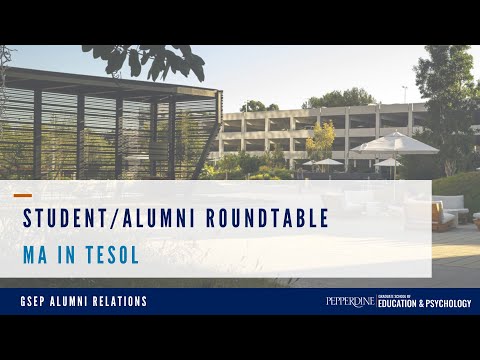 MA in Teaching English to Speakers of Other Languages (TESOL) Program: Student/Alumni Roundtable