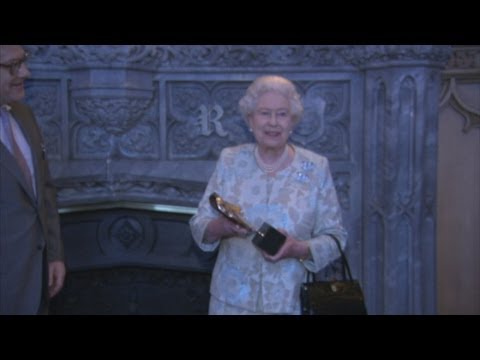 Queen presented with BAFTA at celebration of British film industry