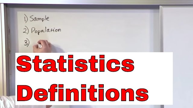 Lesson 4 - Statistics Definitions - What is Mean, Median, Mode, Range & More.