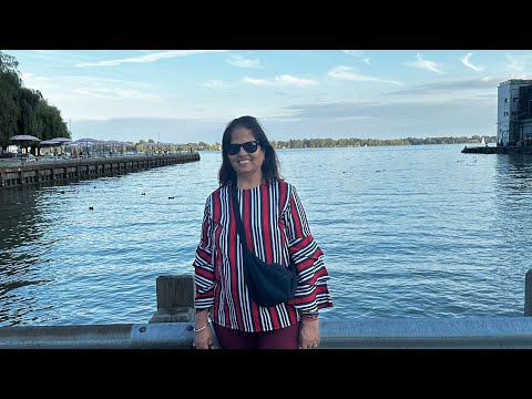 Golden Hour Vibes at Sugar Beach, Toronto ☀️ #EveningBliss