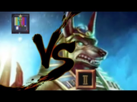 What a Diamond Anubis vs. a Rank 2 Anubis looks like | SMITE