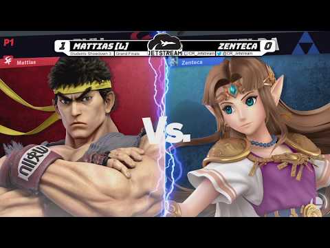Students Showdown 3 Grand Finals  - Zenteca (Zelda) Vs. Mattias [L] (Ryu) Smash Ultimate - SSBU
