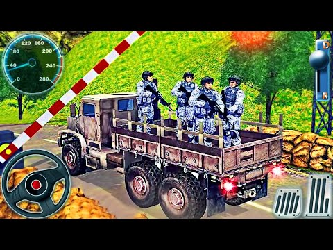 US Offroad Military Transporter Truck Driving - Real Army Transport Driver - Android GamePlay