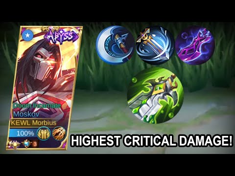 MOSKOV MAXIMUM CRITICAL BUILD + BLADE OF DESPAIR IS TOTALLY CHEAT DAMAGE!