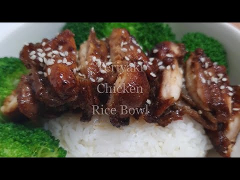 Easy Teriyaki Chicken Rice Bowl | Easy Japanese Recipe...