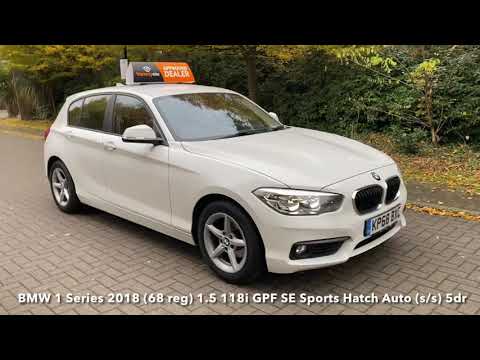 BMW 1 Series 2018 (68 reg) 1.5 118i GPF SE Sports Hatch Auto (s/s) 5dr