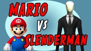 Mario Vs Slender Man