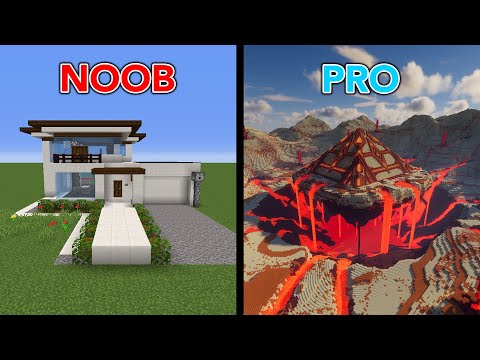 Minecraft: Noob vs. Pro Building