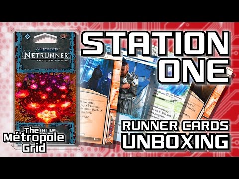 Netrunner Unboxing: Station One - Runner Cards