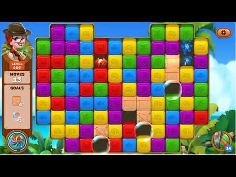 Lost Island Blast Adventure Level 406 - No Boosters