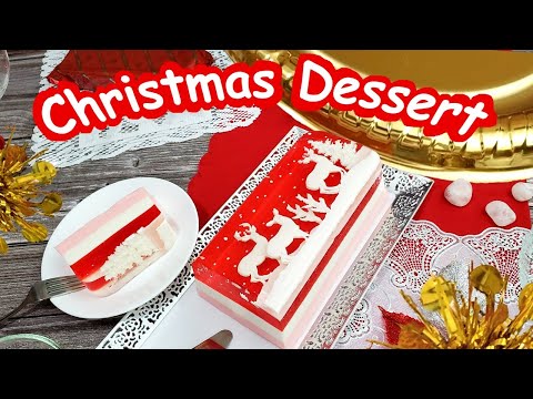 Jelly Art Christmas Dessert - Gelatin Art