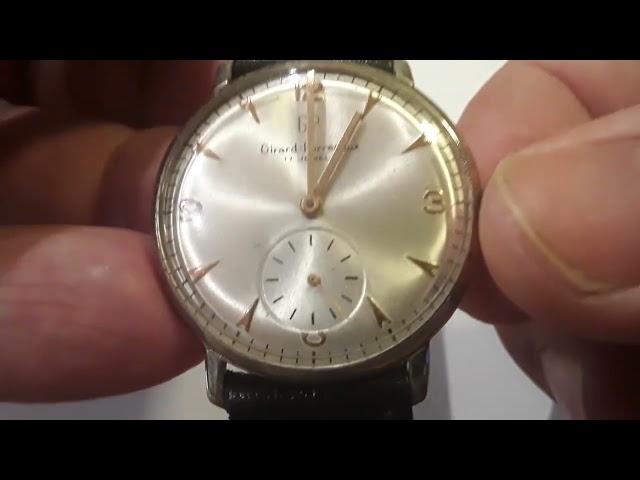 Vídeo relacionado con VDFNGFD Compatible con correa de reloj piel cocodrilo GIRARD-PERREGAUX SERIE 1966 49525(BLACK,18mm)