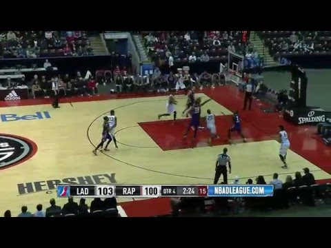 Raptors 905 Highlights: Powell's One-Handed Slam - December 30, 2015