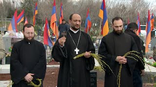 Ծաղկազարդի տոնին «Եռաբլուրում» աղոթում էր Գր. Լուսավորիչ եկեղեցու համայնքը