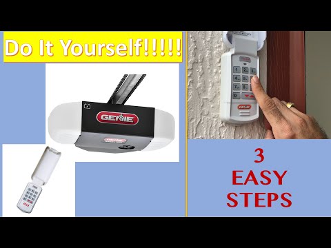 Genie Garage Door Opener Keypad Programming - DIY