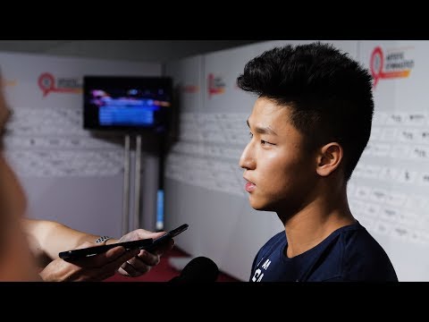 Yul Moldauer (USA) Interview 2019 Worlds Stuttgart - Qualifications
