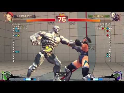 shimolen (Cammy) vs POONGKO (Seth) AE2012 Ranked Match Pt 1 *720p HD*