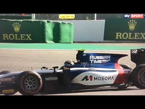 Gp2 Belgien Gp 2016 Rennen 2 Wiedermal Kollision in der letzten Kurve