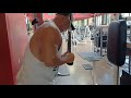 triceps pushdowns.