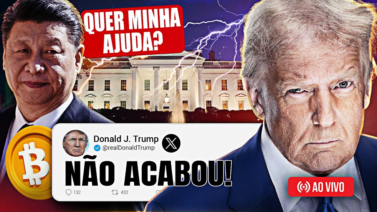 BITCOIN URGENTE! TRUMP QUER MUDANÇA DE REGIME NO IRÃ! O QUE VEM A SEGUIR PARA OS MERCADOS!