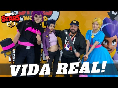 PIPER, MORTIS e NITA da VIDA REAL no MUNDIAL de BRAWL STARS da COREIA DO SUL!!