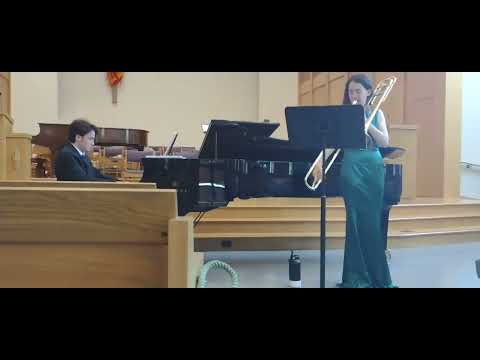 Gracie Potter, Trombone , Caden Potter, Piano,Choral, Cadence et Fugato   VID 20230603 123929666