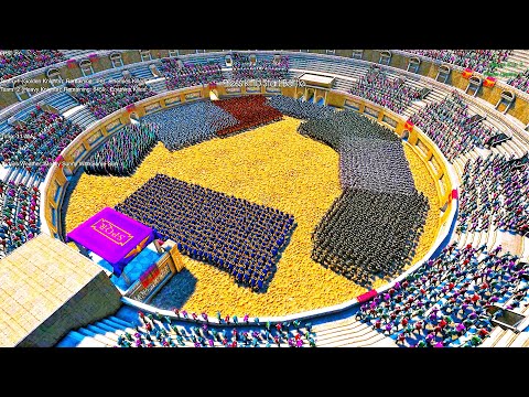 Golden Knights Clash Royale in Colosseum Vs Every Unit - Ultimate Epic Battle Simulator UEBS